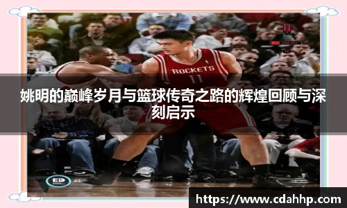姚明的巅峰岁月与篮球传奇之路的辉煌回顾与深刻启示